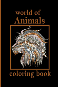 world of Animals coloring book