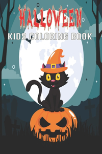 Halloween Kids Coloring Book