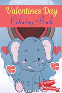 Valentines Day Coloring Book