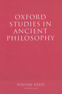 Oxford Studies in Ancient Philosophy