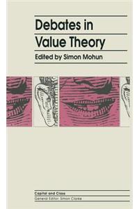 Debates in Value Theory