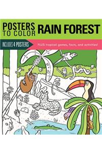 Posters to Color: Rain Forest