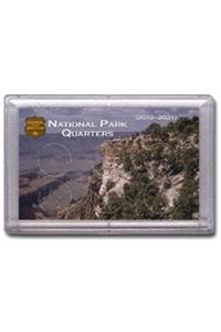 National Park Quarters 3x5 (2010-2021) Plastic Display Case