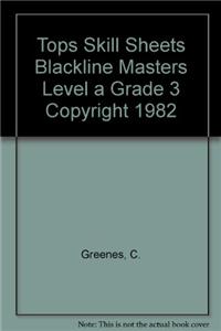 Tops Skill Sheets Blackline Masters Level a Grade 3 Copyright 1982
