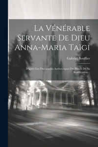Vénérable Servante De Dieu Anna-maria Taïgi
