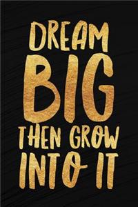 Dream Big Then Grow Into It