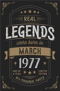 Real Legendes were born in March 1977