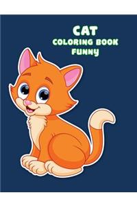 Cat Coloring Book Funny