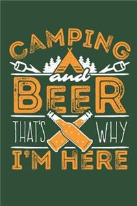 Camping And Beer That's Why I'm Here