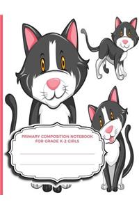 Primary Composition Notebook For Grade K-2 Girls