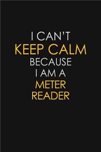 I Can't Keep Calm Because I Am A Meter Reader
