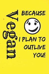 Vegan Because I Plan To Outlive You