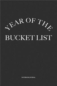 Year Of The Bucket List