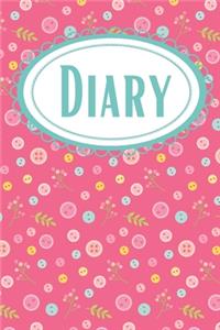 Sewing Buttons Floral Fashion Diary