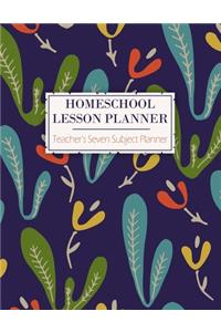 Homeschool Lesson Planner - Teacher's Seven Subject Planner