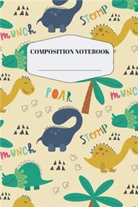 Dinosaur Composition Notebook
