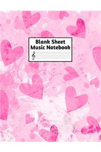 Blank Sheet Music Notebook