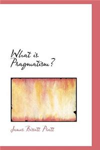 What Is Pragmatism?