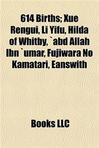 614 Births; Xue Rengui, Li Yifu, Hilda of Whitby, Abd Allah Ibn Umar, Fujiwara No Kamatari, Eanswith
