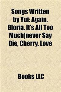 Songs Written by Yui