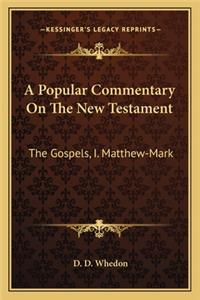 Popular Commentary on the New Testament
