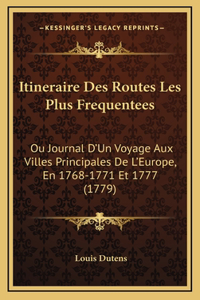 Itineraire Des Routes Les Plus Frequentees