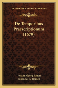 De Temporibus Praescriptionum (1679)