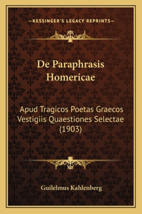 De Paraphrasis Homericae