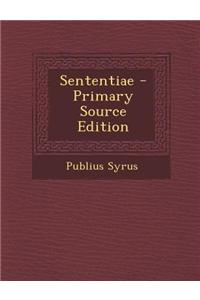 Sententiae