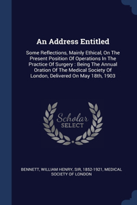 Address Entitled