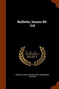 Bulletin, Issues 90-114