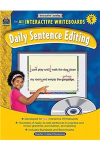 Interactive Learning: Daily Sentence Editing, Grade 5