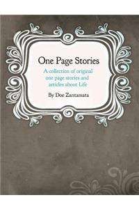 One Page Stories