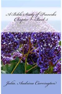A Bible Study of Proverbs Chapter 1--Book 5
