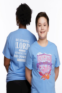 Vacation Bible School (Vbs) 2020 Knights of North Castle Child T-Shirt Size Large