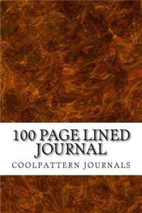 100 Page Lined Journal