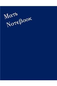 Math Notebook