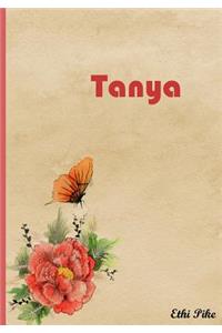 Tanya - Butterfly Notebook / Extended Lines / Soft Matte Cover
