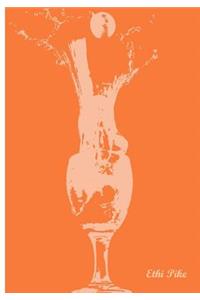 Ethi Pike - Beverage Orange Notebook / Extended Lines / Soft Matte Cover