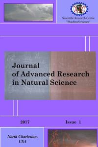 Journal of Advanced Research in Natural Science. Issue 1