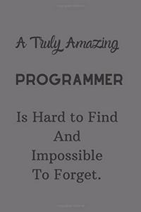 A Truly Amazing Programmer Is Hard To Find And Impossible To Forget