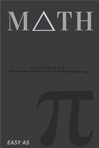 Math Graph Paper Notebook