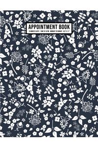 Floral Appointment Book