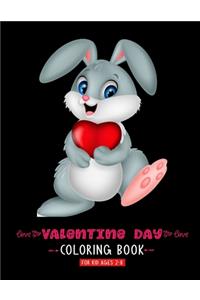 Valentine Day Coloring Book For Kid Ages 2-8