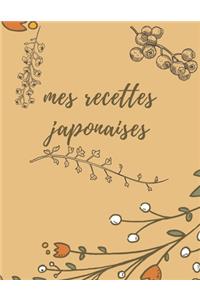 Carnet de recettes japonaises