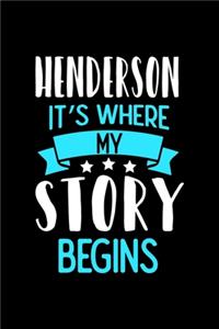 Henderson It's Where My Story Begins