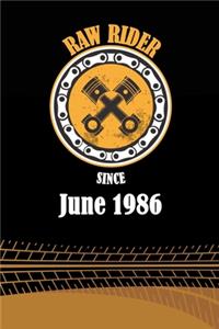 Raw Rider Since June 1986