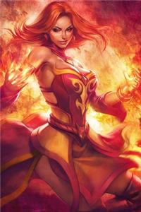 Lina Dota 2 Notebook, Journal for Writing, College-Ruled