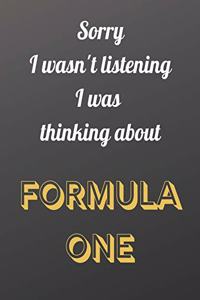 Sorry I wasn't listening I was thinking about formula one
