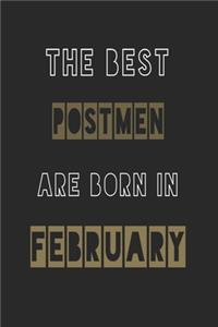 The Best postmen are born in February journal